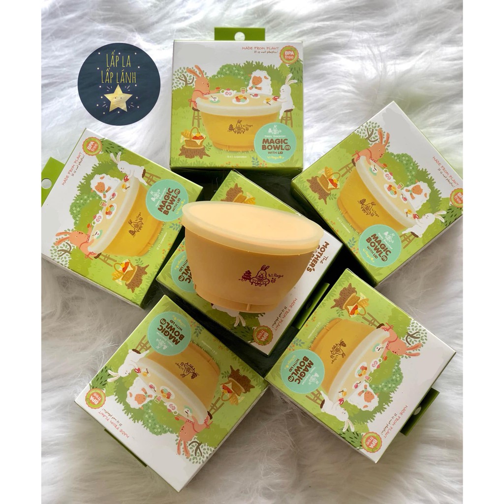 CHÉN ĂN KÈM NẮP LÀM TỪ BẮP, SET 2 KHAY TRỮ SILICONE #madeinKorea an toàn cho bé, không làm từ nhựa