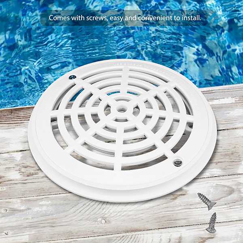 Vỏ Bọc Cống Thoát Nước Bể bơi 8 Inch Kèm Ốc Vít
