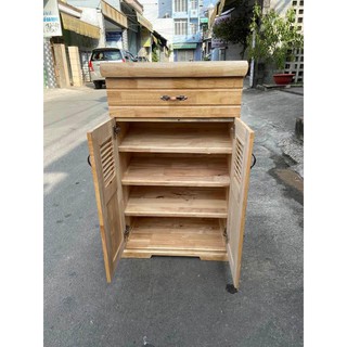 Tủ giày dép gỗ thông