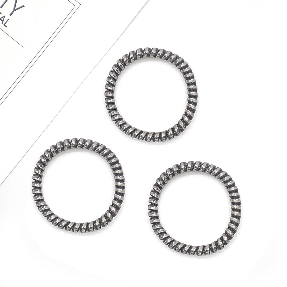 Bộ 12 dây thun cột tóc lò xo đơn giản cho nữ