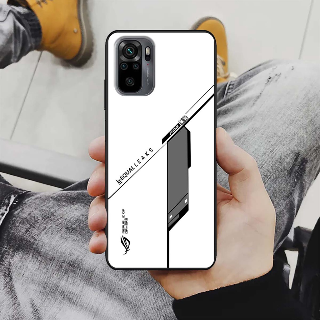 Ốp lưng điện thoại Xiaomi Redmi Note 10  - Republic of Gamers, chất liệu kính cường lực