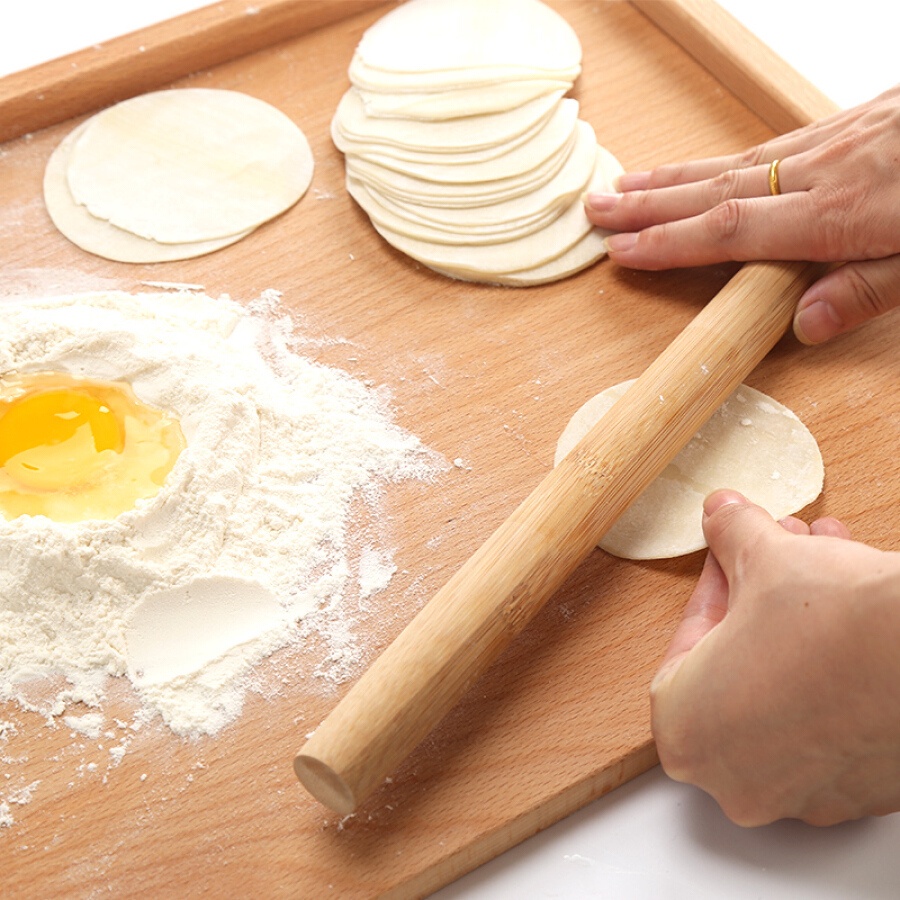 Cây lăn bột cán gỗ