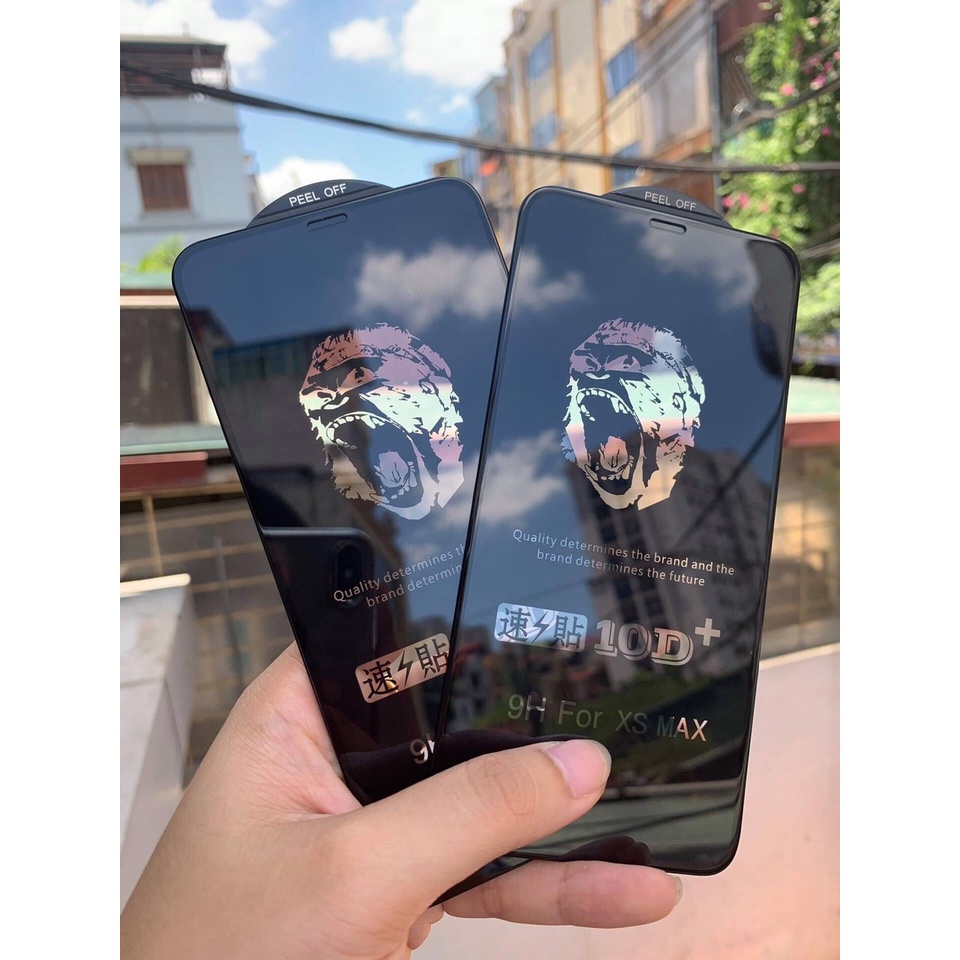 Kính cường lực KINGKONG 10D+ cho Iphone 6/6plus/6s/6splus/7/7plus/8/8plus/x/xr/xs/11/12/pro/max/plus/promax