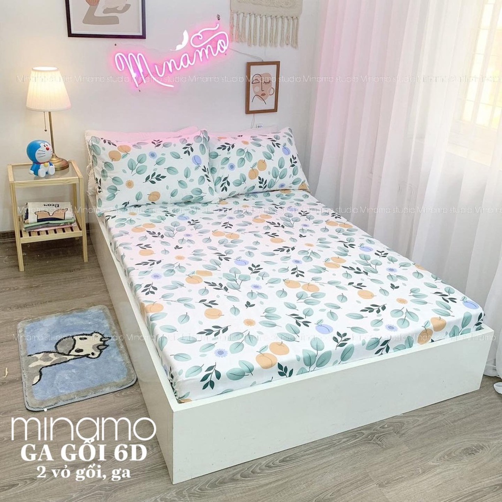 Bộ vỏ ga gối Cotton 3D Hàn Quốc Minamo nhiều mẫu hot, đủ kích thước, siêu mềm mịn - A00 | BigBuy360 - bigbuy360.vn