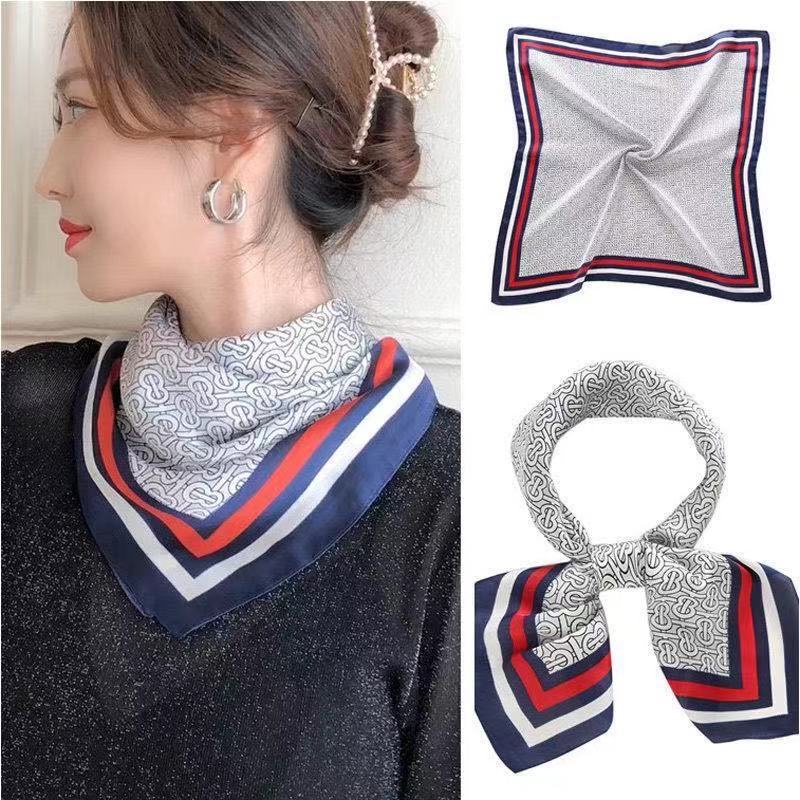 [MỚI NHẤT 2022][LOẠI 1]khăn lụa vuông B ĐỎ &amp; B XÁM KHÓI cao cấp 70x70cm Khăn bandana lụa ThyThy băng đô,cột túi,áo yếm,