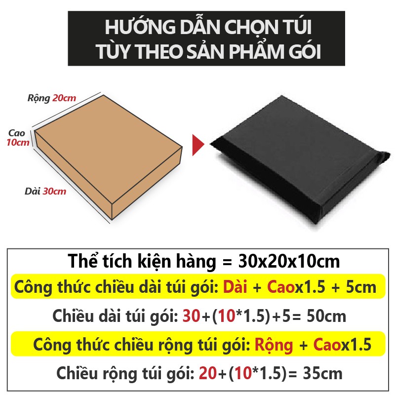 50 Túi size []20x30cm[] Túi gói hàng nilong chuyên dụng đóng hàng cod NEXTGEN siêu chắc, tiết kiệm.