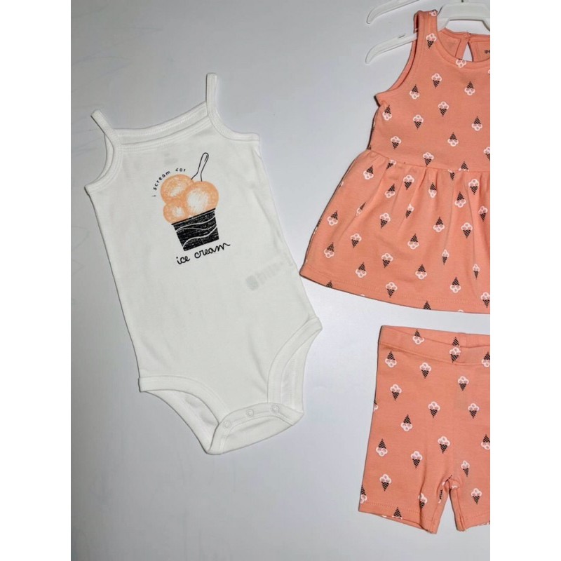 Set bé gái 3 chi tiết siêu yêu