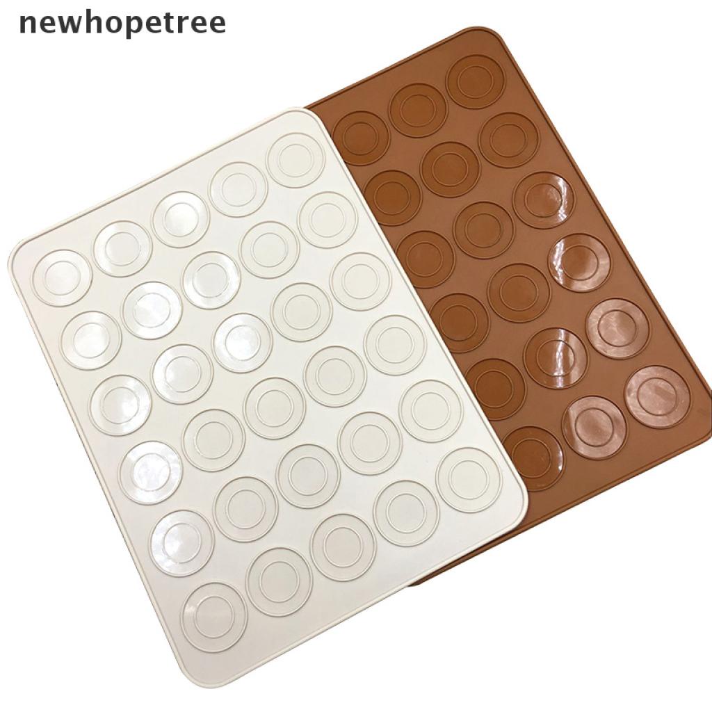 Tấm silicone 30 ô làm bánh macaron tiện dụng