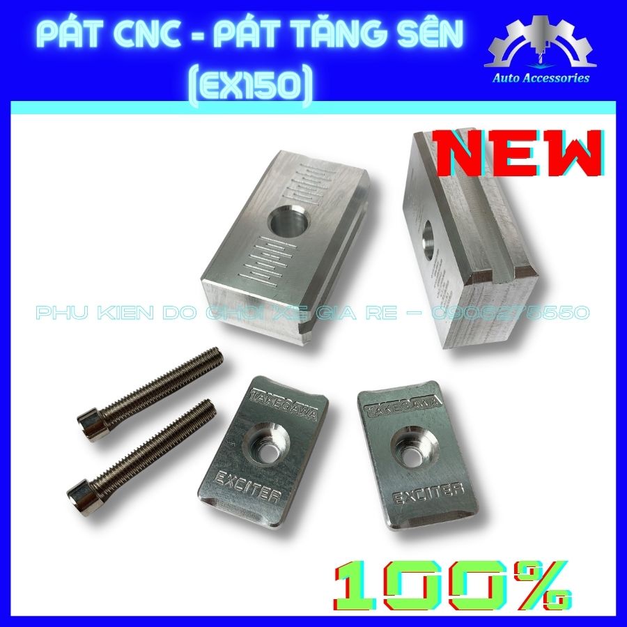 PÁT TĂNG SÊN EX150, PÁT CNC Tăng Sên Exciter, CNC sắc xảo, tỷ mỉ, thông số chuẩn, lắp đặt dễ dàng nhanh gọn