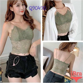 áo hai dây ren mặc trong vest
