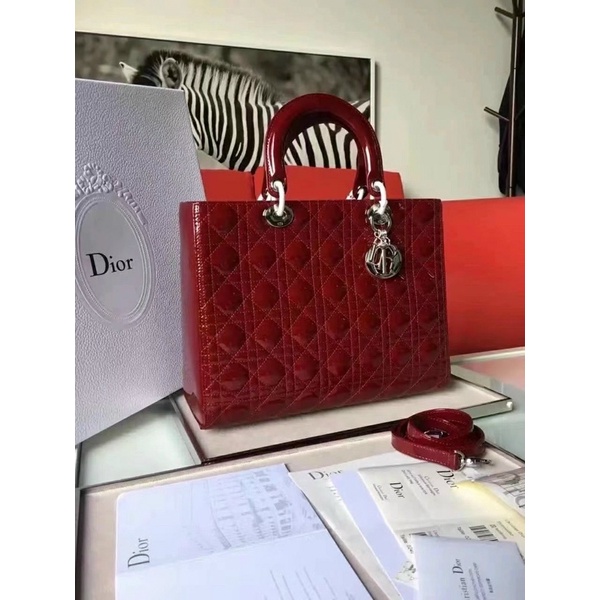 Túi xách nữ D.I.O.R laly da bóng size  30cm
