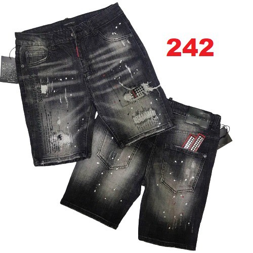 Quần short jean nam màu đen thêu logo chất bò - quần short jean ngắn nam co giãn thời trang cao cấp Tp_shop_87 ms209 | BigBuy360 - bigbuy360.vn