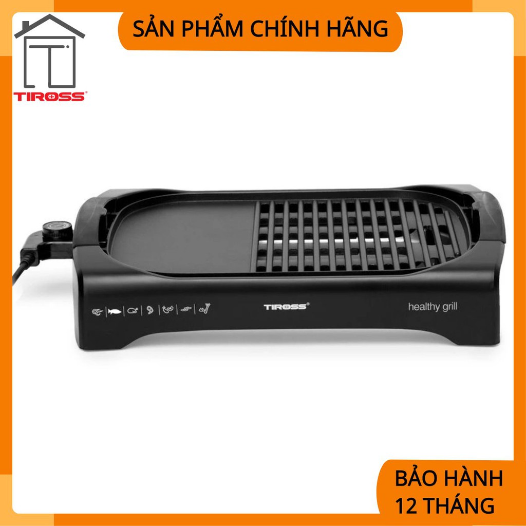 Vỉ nướng để bàn tiross, 2000W