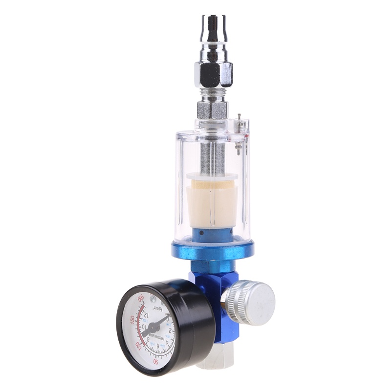 Máy Nén Khí Tách Dầu Siêu Nước Có Đồng Hồ Đo Áp Suất