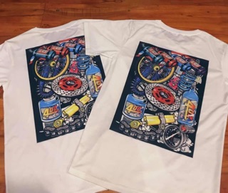 Áo đua xe [ cotton] áo thun xe độ drag