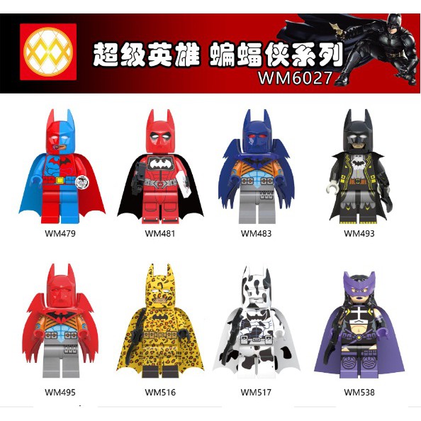 Minifigures Các Nhân Vật Người Dơi WM6027