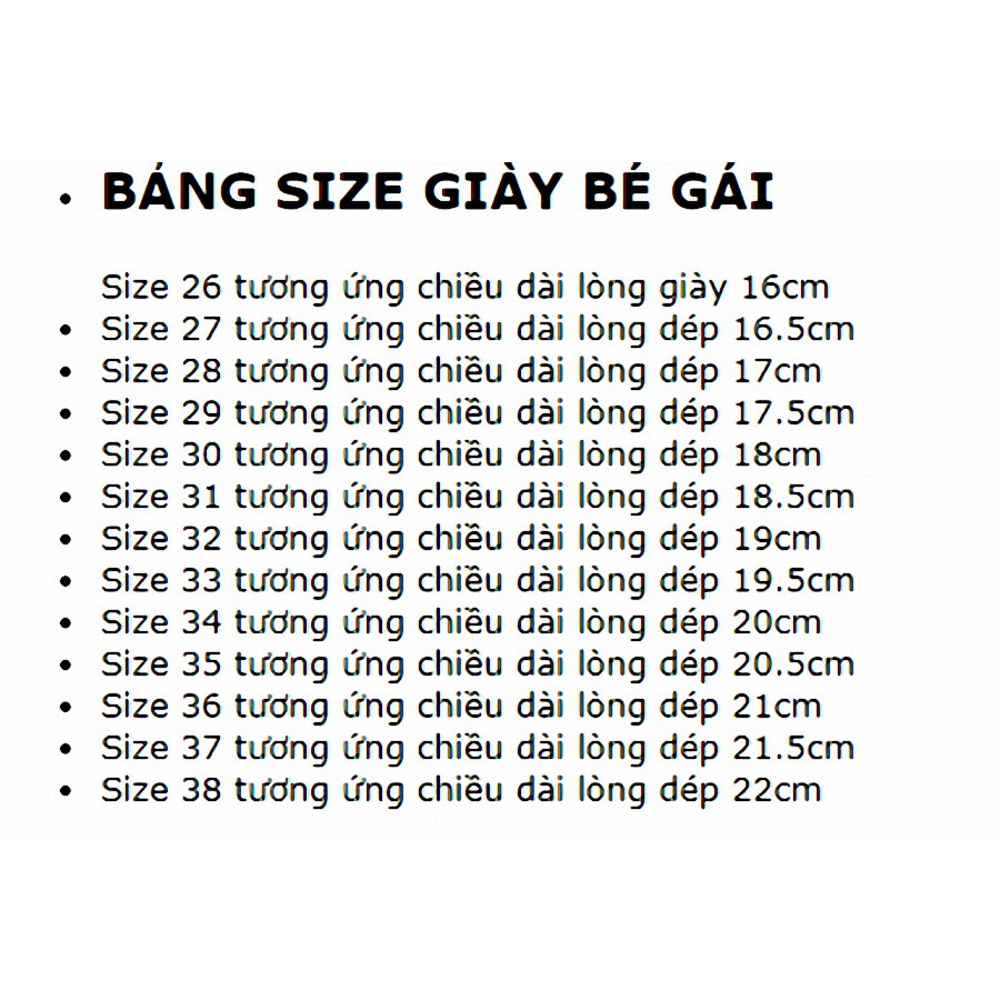 Giày thể thao bé gái (hình trái tim )cao cấp size 27 - 38 phong cách - TT113