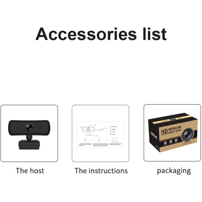 Webcam Hd 2k Màu Đen Chất Lượng Cao | BigBuy360 - bigbuy360.vn
