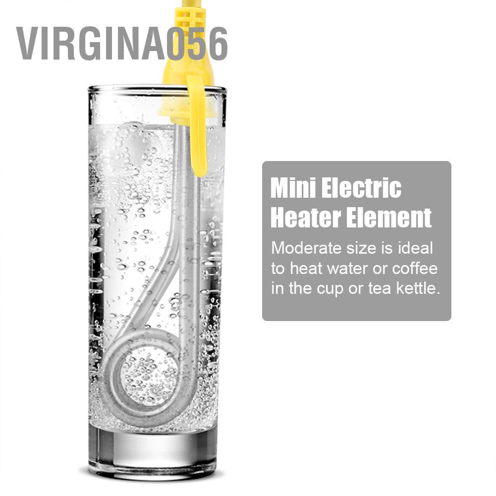 Hot Deals Bộ phận làm nóng điện Lò hơi nước nóng Nước nóng Cà phê Du lịch Sử dụng 600W CN Cắm 220V Spot ExpressVirgina056