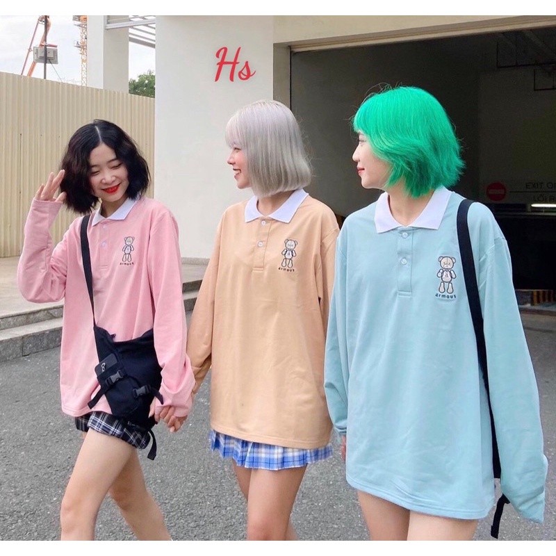 ÁO POLO CÓ CỔ💕 FREESHIP 💕 GIẢM 3K (Nhập Mã SHOPA3N) PHỐI MÀU - POLO MIX XANH HỒNG UNISEX | BigBuy360 - bigbuy360.vn