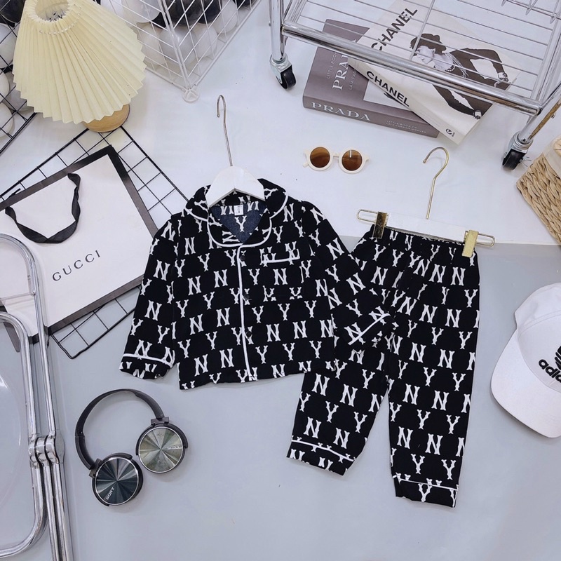 16 MÀU: Bộ pijama dài tay lụa tuyết NHÍ cực mềm đẹp cho bé trai bé gái - BPLTN