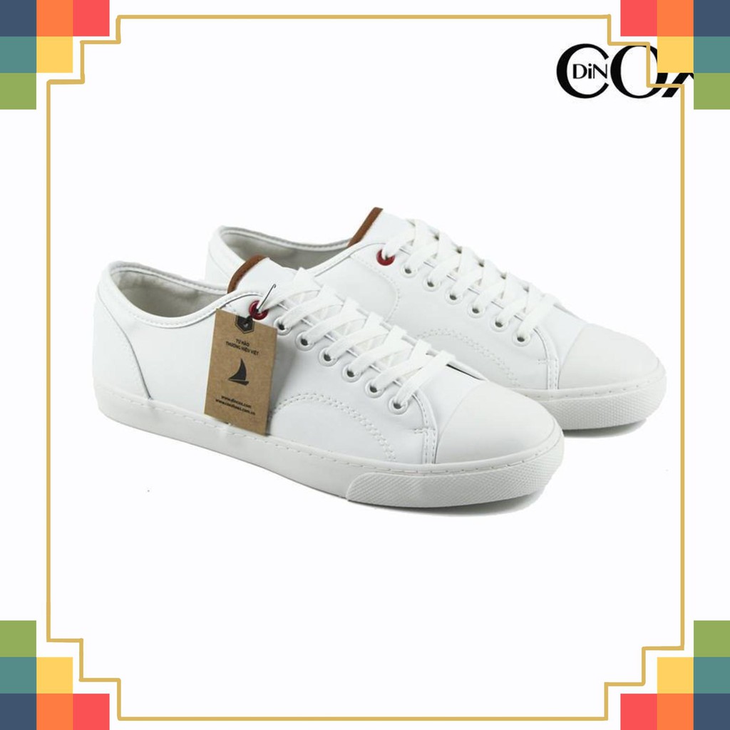 Giày Thể Thao Nam DinCox WHITE 1911