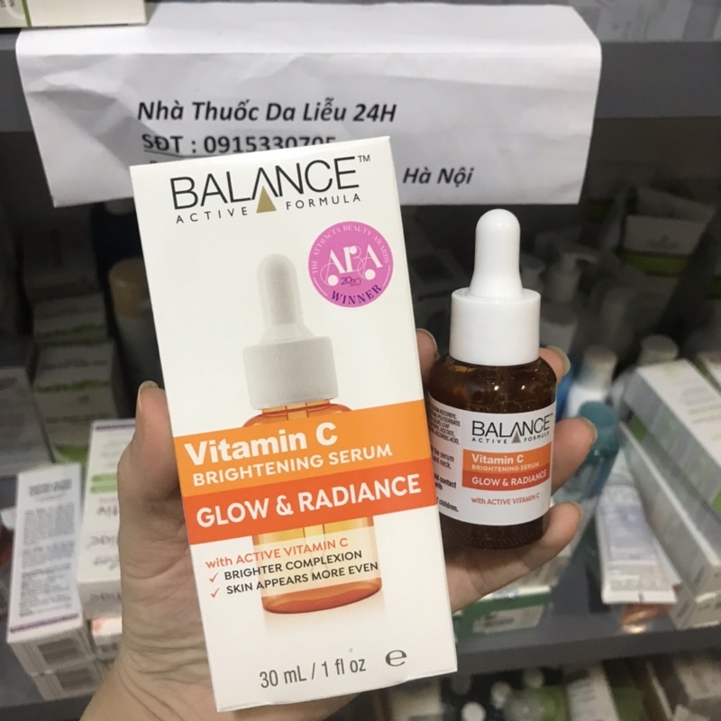 Balance Active Formula Vitamin C Power Serum tinh chất làm sáng da mờ thâm 30ml