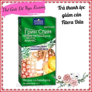 Trà Thanh lọc Cơ thể Fitera Dứa