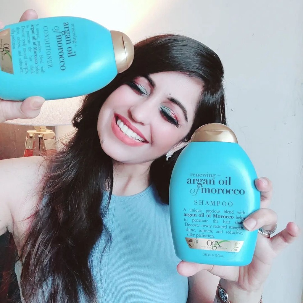 Dầu Gội - Xả OGX Renewing + Argan oil of Morocco 385mL