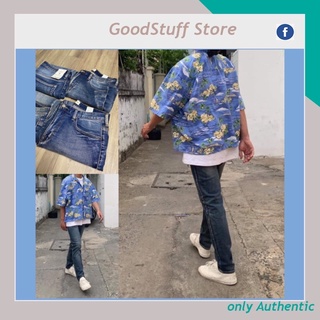 Quần Jeans Nam Ống Côn Slimfit Slim fit Giordano korea (Slim fit )