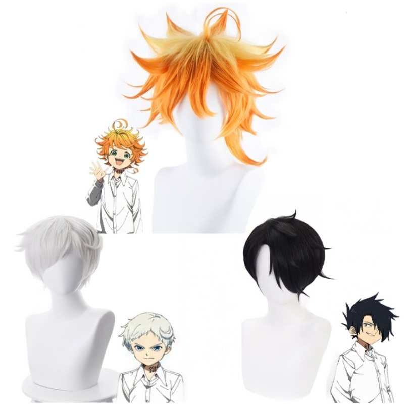 [Sẵn] Wig/tóc giả Norman/Emma/Ray - The Promised Neverland: Miền Đất Hứa (Identify V) [Miu Cosplay]