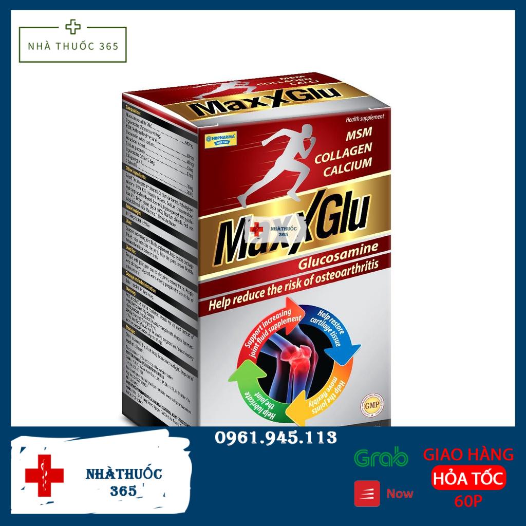 Viên uống Maxxglu Glucosamin bổ xương khớp giảm đau nhức xương khớp - Hộp đỏ 60 viên