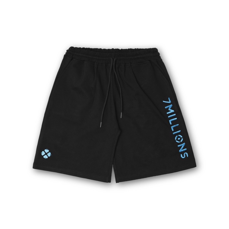 Quần đùi short 7millions Essentials+ / Màu đen / Unisex ( Tặng kèm Box )