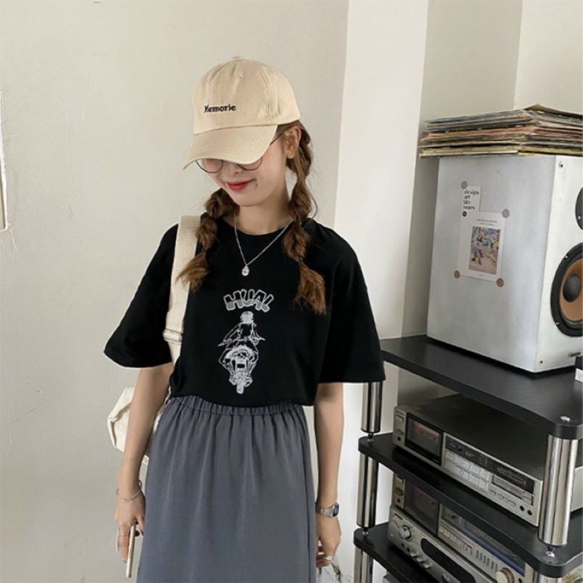 Mũ lưỡi trai nam nữ , nón kết nam nữ thêu chữ Memorie vải cotton phong cách Hàn Quốc