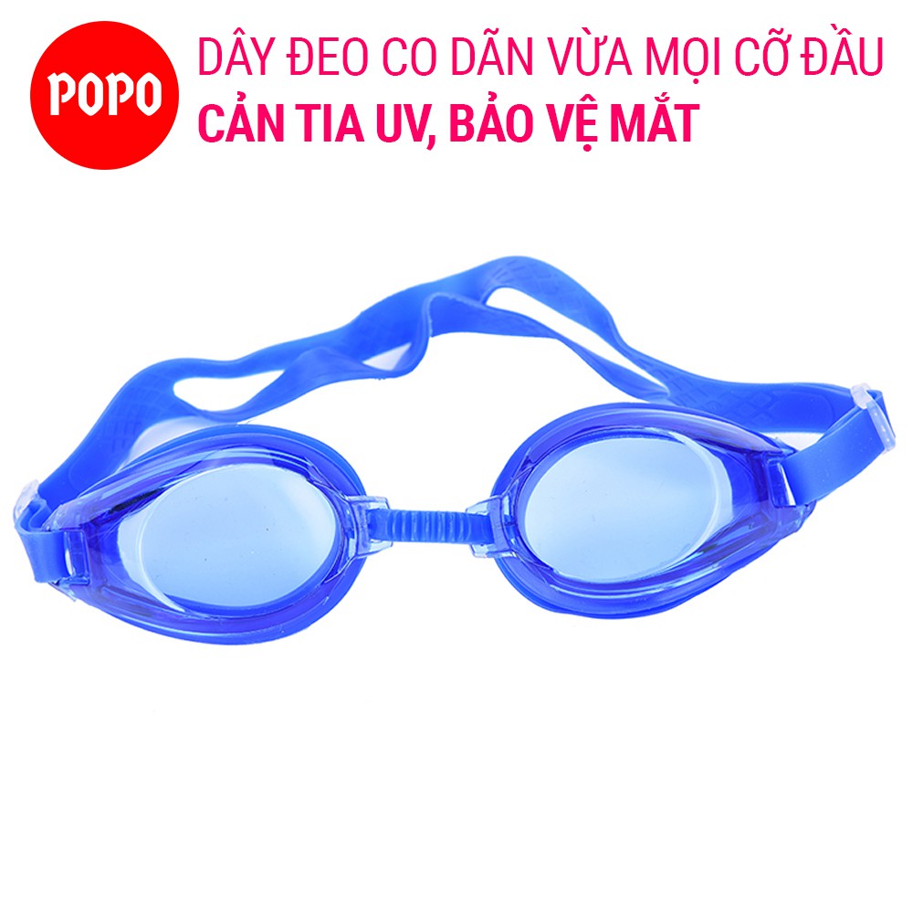 Kính bơi cho bé POPO 1152 phù hợp trẻ em từ 3 đến 12 tuổi cản tia UV, Bảo vệ mắt