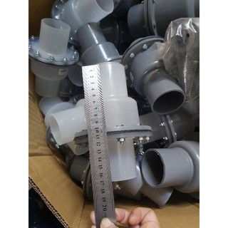 Luppe lưỡi gà (luppe ốc) nhựa trắng/xám 60/60mm và 42/49mm