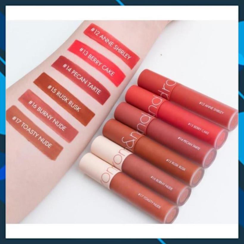 [FREESHIP] - [CHÍNH HÃNG] - Son kem lì cực nhẹ môi Romand Zero Velvet Tint 5.5g