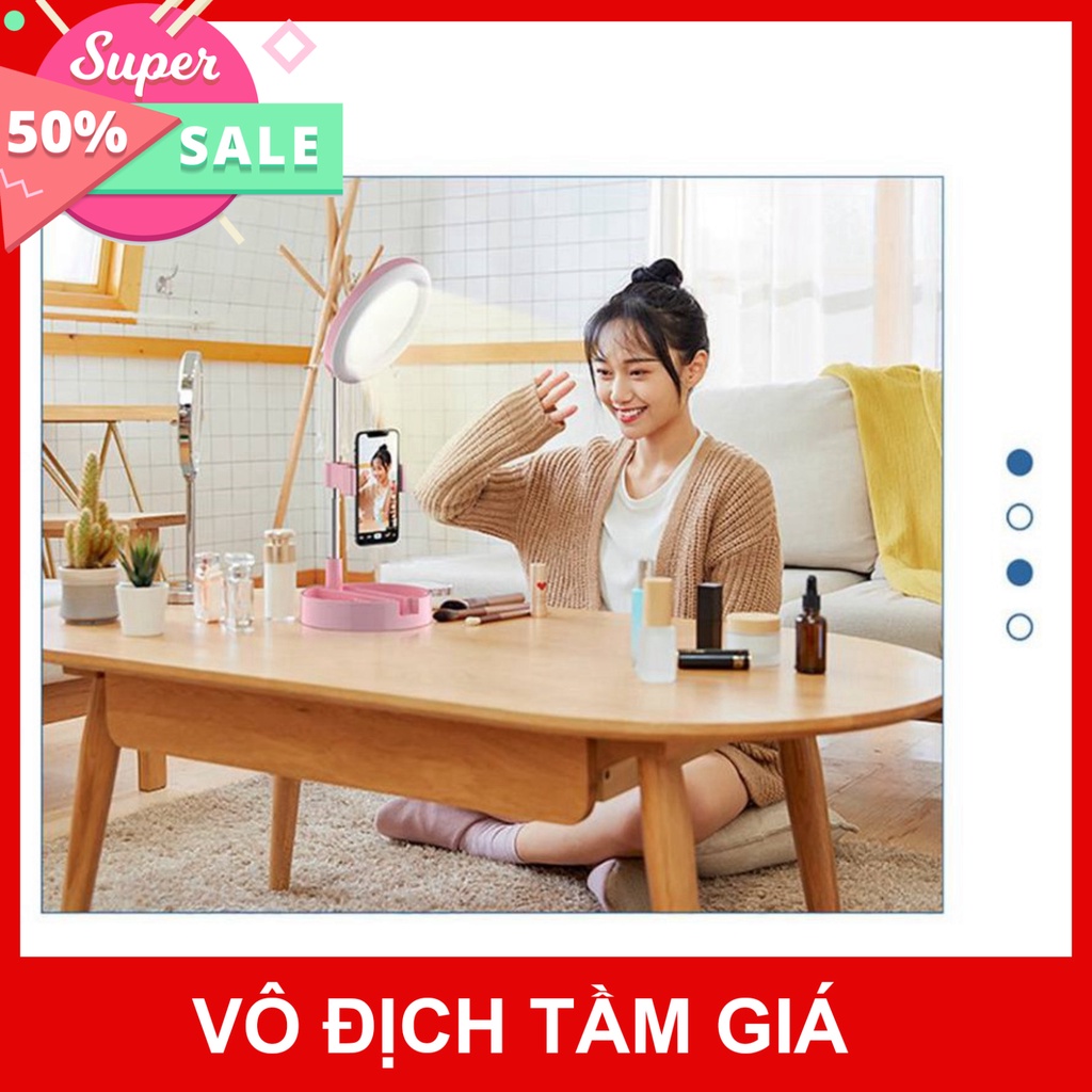 (Sale) Đèn Livestream Gấp Gọn, Đèn Led, Đèn Chỉnh 3 Màu,Có Gương Trang Điểm. Livestream, Tiktok, Bigo, FB P TGPK8999