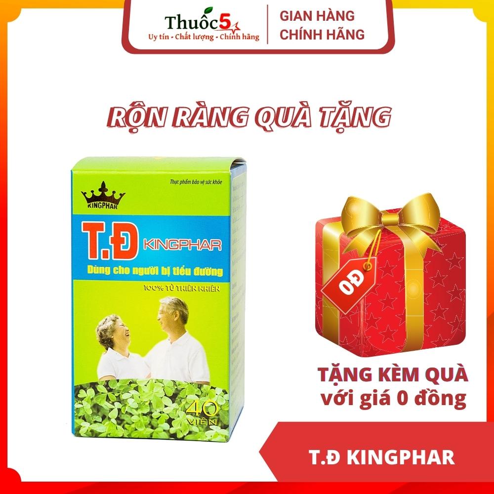 T.Đ Kingphar viên uống kiểm soát đường huyết - Hộp 40 viên