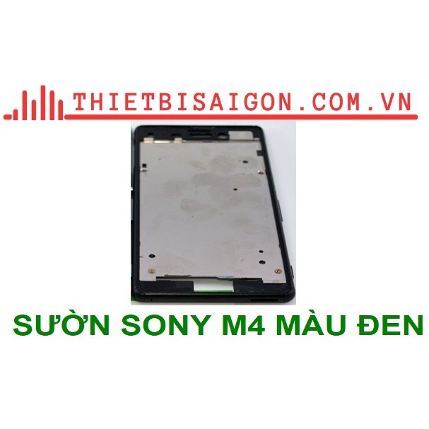 SƯỜN SONY M4 MÀU ĐEN