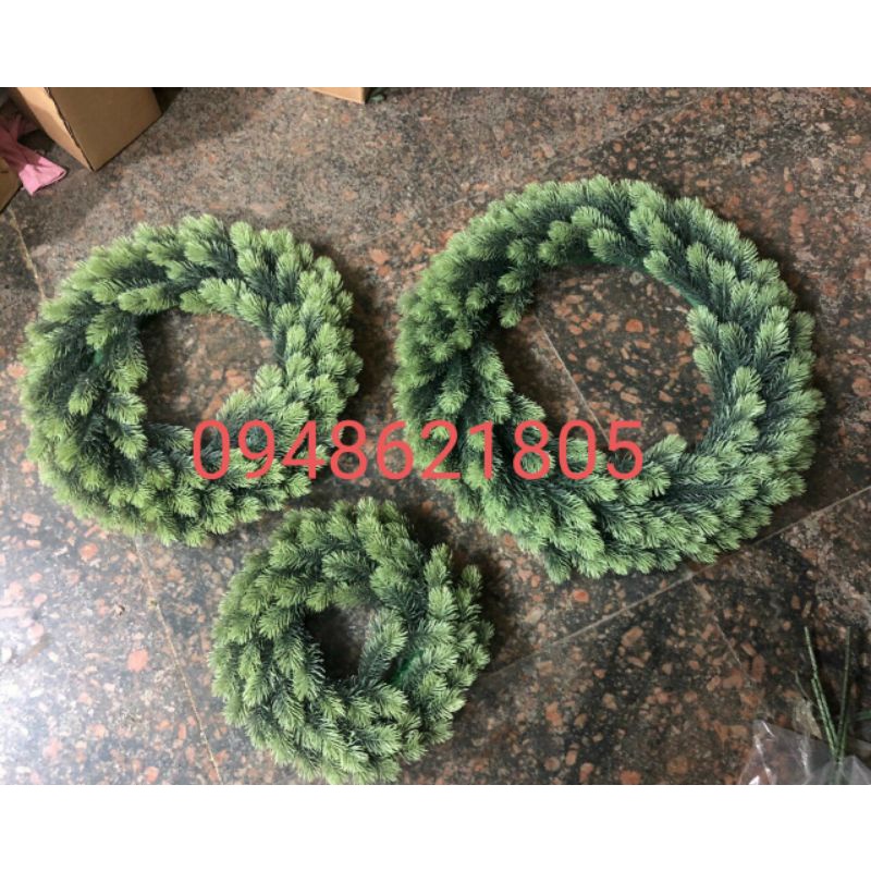 Khung vòng nguyệt quế noel