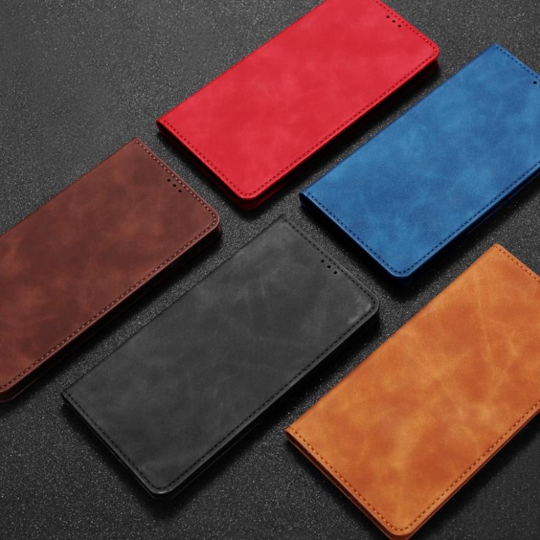 Bao da ốp lưng cho Iphone chất liệu da cao cấp,có nắp gập, có chống xem, có ví để đồ.