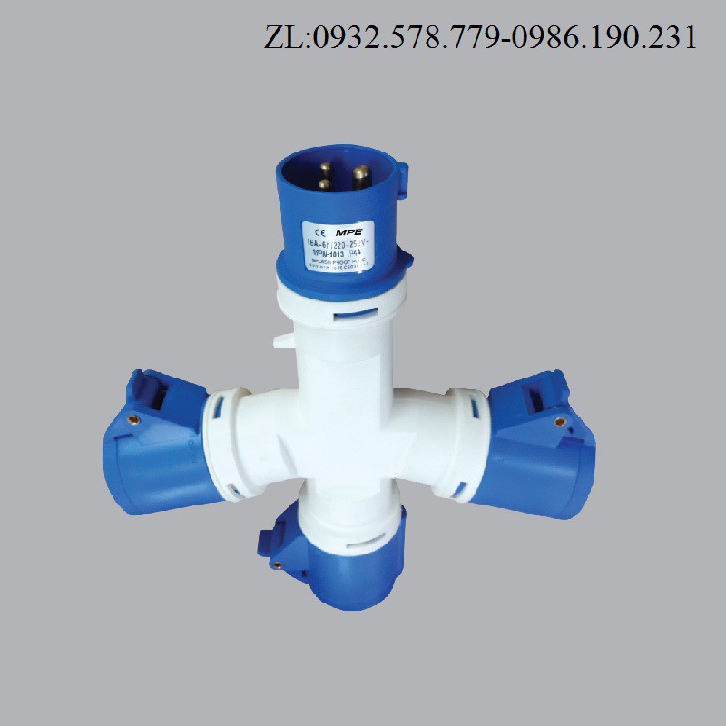 Ổ CẮM CÔNG NGHIỆP CHIA 3 MPE,Ổ CÔNG NGHIỆP 16A