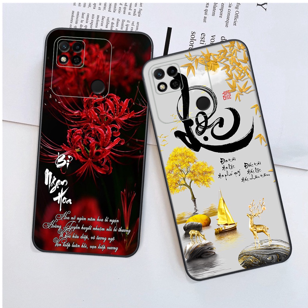 Ốp lưng Xiaomi REDMI 10A / REDMI 10C in hình chữ tài chữ lộc, Cha Mẹ, bình an SIÊU ĐẸP