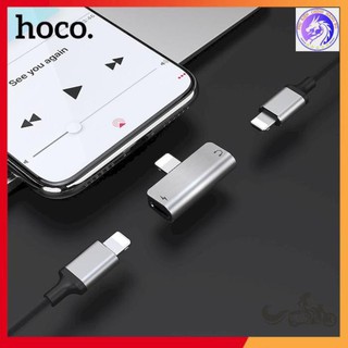 Jack chuyển đổi đầu Lightning  sang jack 3.5 và lightning  hoco ls24