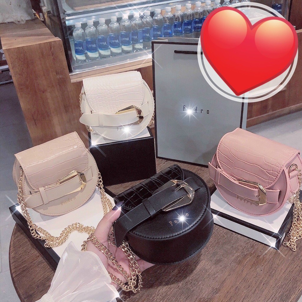 Túi Đeo Chéo Tròn Mini -Túi Tròn Bán Nguyệt Thời Trang Siêu Xinh TX402