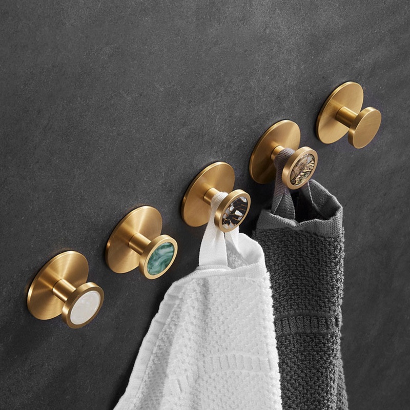 Móc Treo Đồ Dán Tường Chịu Lực Tốt Chống Thấm Nước Tiện Dụng Cho Phòng Tắm / Nhà Bếp