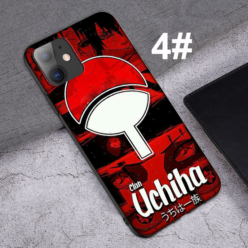 iPhone XR X Xs Max 7 8 6s 6 Plus 7+ 8+ 5 5s SE 2020 Casing Soft Case 67SF Naruto akatsuki Uchiha Itachi LOGO mobile phone case