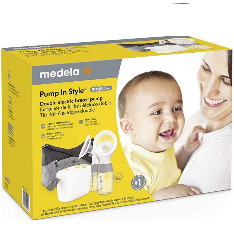 Pass máy hút, kích sữa Medela max flow bản full đầy đủ, tặng kèm nhiều đồ