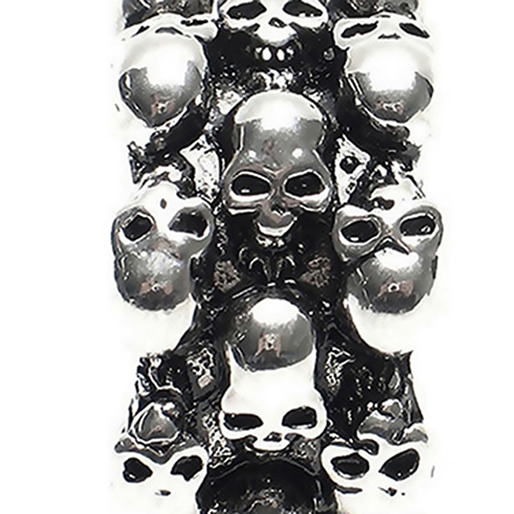 Nhẫn đeo khớp ngón tay mặt hình đầu lâu phong cách gothic sành điệu dành cho nam